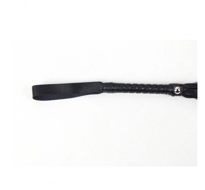 Флоггер Star Night з тонкою ручкою та петлею, чорний, One Size