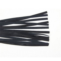 Флоггер Star Night з тонкою ручкою та петлею, чорний, One Size