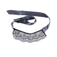 Комплект білизни Star Night боді та пов'язка на очі, чорний, M-L