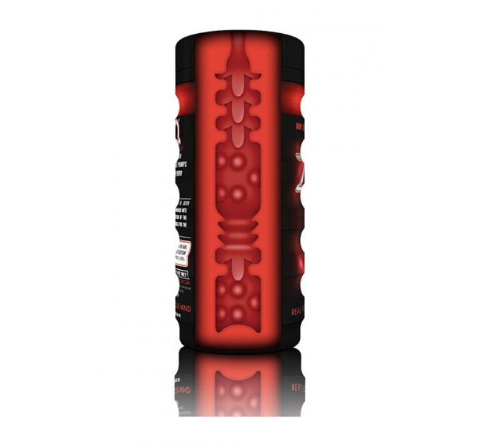 Мастурбатор в колбе Zolo Fire Cup, Red