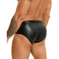 Чоловічі труси із заклепками Star Night з імітацією шкіри, чорні, XL