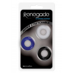 Набір ерекційних кілець NS Novelties Renegade Intensity, різнокольорові, 3 шт.