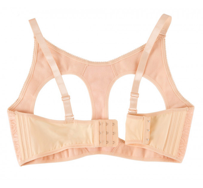 Накладные силиконовые груди Cottelli Collection Breasts with Bra с бюстгальтером, бежевые,2 х 1000 г