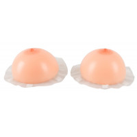 Накладні силіконові груди Cottelli Collection Breasts with Bra з бюстгальтером, бежеві, 2 х 1000 г