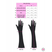 Перчатки Leg Avenue Harlequin сатиновые, черно-белые, One Size