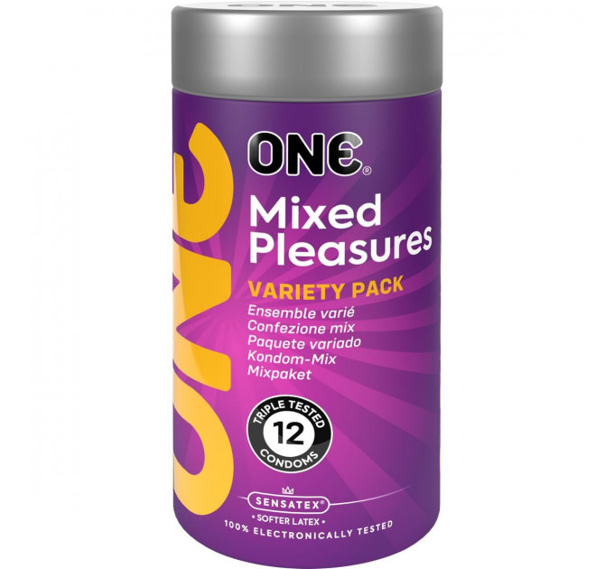 Презервативи ONE Mixed Pleasure, 3 шт