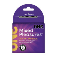 Презервативы ONE Mixed Pleasure, 3 шт