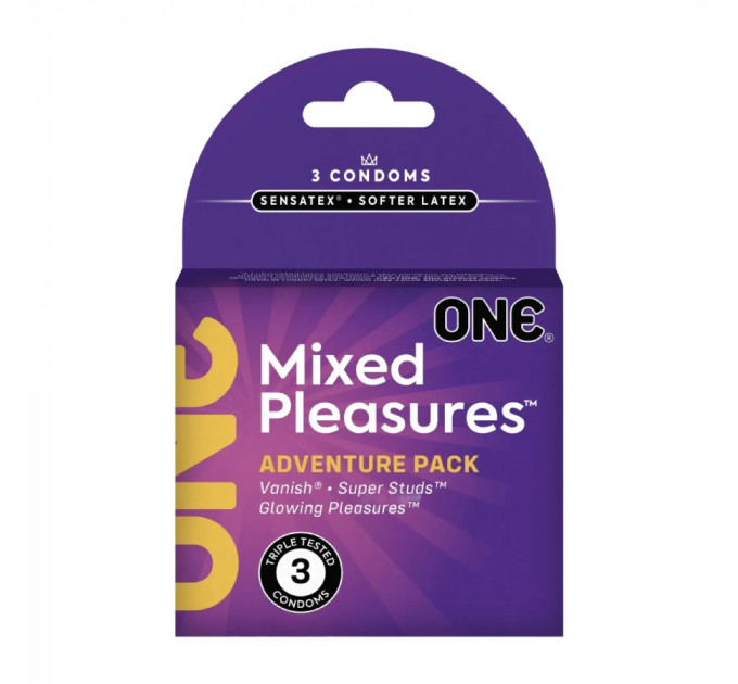 Презервативи ONE Mixed Pleasure, 3 шт