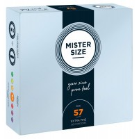 Презервативы ультратонкие Mister Size 57 мм (цена за упаковку 36 шт.)
