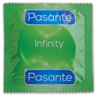 Презервативы с пролонгацией Pasante Delay Infinity латексные (цена за упаковку, 12 шт.)