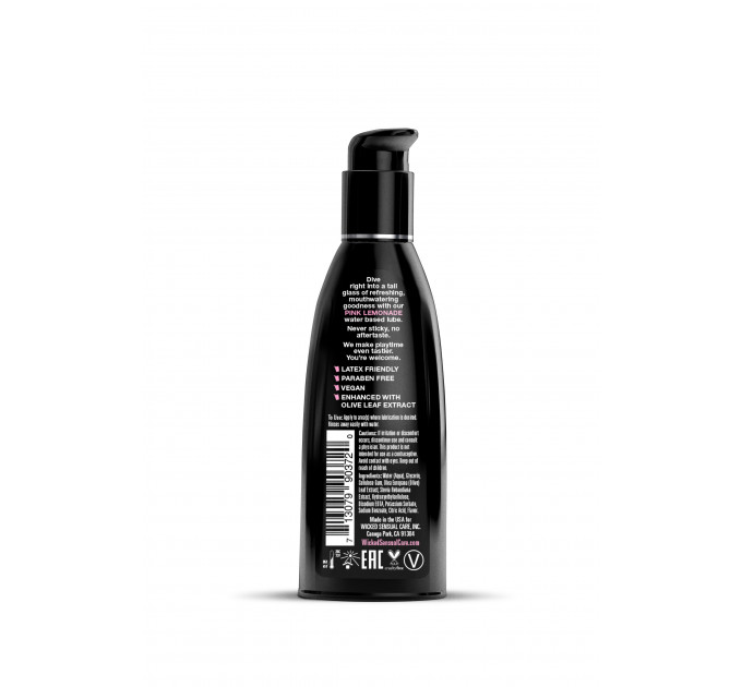 Їстівний лубрикант зі смаком лимонаду WICKED AQUA PINK LEMONADE FLAVORED 60ML