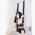 Секс-гойдалки на двері Roomfun INDOOR SWING чорні