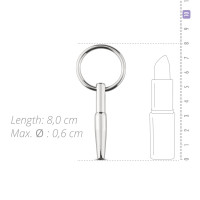 Уретральний стимулятор Sinner Hollow Penis Plug металевий