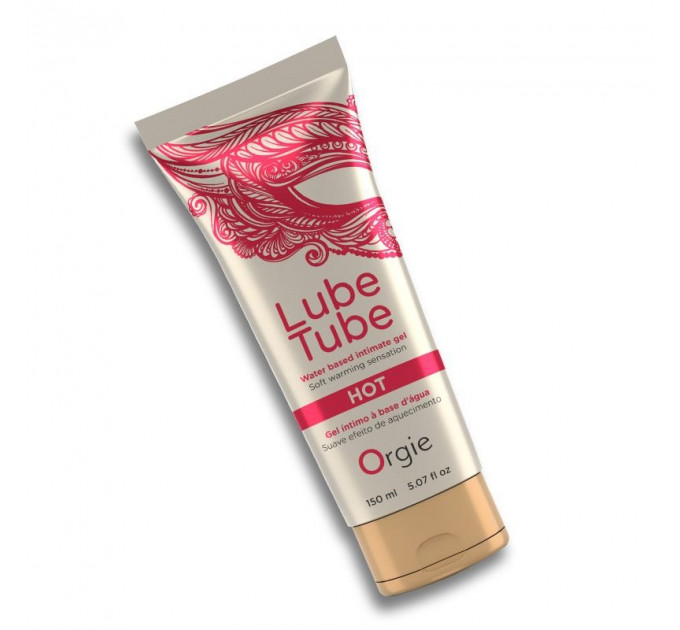 Змащувальна мастило для сексу "LUBE TUBE HOT" Orgie