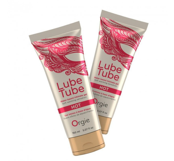 Змащувальна мастило для сексу "LUBE TUBE HOT" Orgie