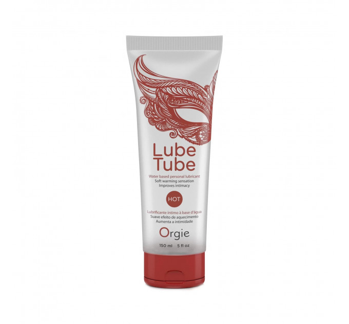 Змащувальна мастило для сексу "LUBE TUBE HOT" Orgie