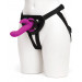 Страпон -кролик с вибрацией и трусиками Happy Rabbit Rechargeable Vibrating Strap-On Harness Set