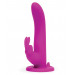 Страпон -кролик с вибрацией и трусиками Happy Rabbit Rechargeable Vibrating Strap-On Harness Set