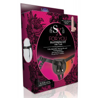 Страпон жіночий Blush Sx For You Harness Kit з присоскою та кріпленням на трусиках