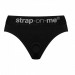 Трусики для страпона, XL, Strap-On-Me кольцевое крепление, с отрытыми ягодицами, черные