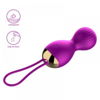 Вагинальные шарики Vibrating Silicone Kegel Balls USB 7 Function Фиолетовый