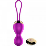 Вагинальные шарики Vibrating Silicone Kegel Balls USB 7 Function Фиолетовый