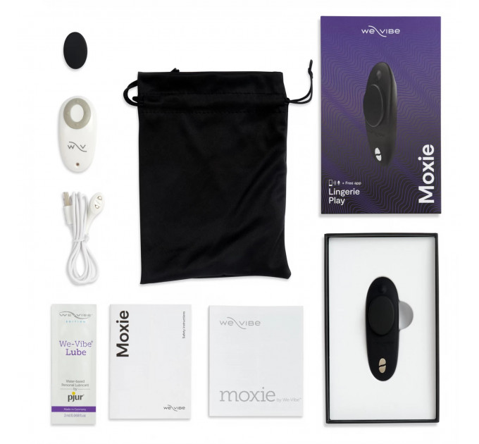 Вибратор в трусики Moxie от We-Vib с функцией управлением с телефона BLACK