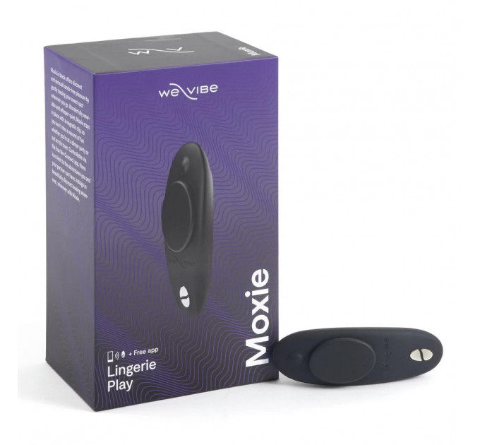 Вибратор в трусики Moxie от We-Vib с функцией управлением с телефона BLACK