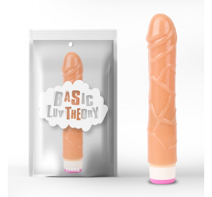 Вибратор реалистичный на батарейках Chisa Basic Luv Theory Pulsator, 23 см (без упаковки)