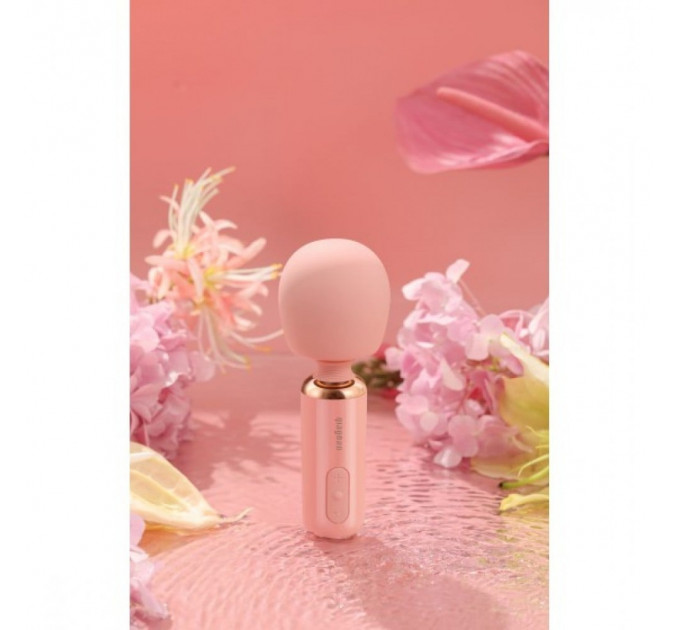 Вібратор-мікрофон Qingnan 5 Powerful Mini Wand Massager, рожевий