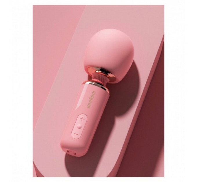 Вібратор-мікрофон Qingnan 5 Powerful Mini Wand Massager, рожевий