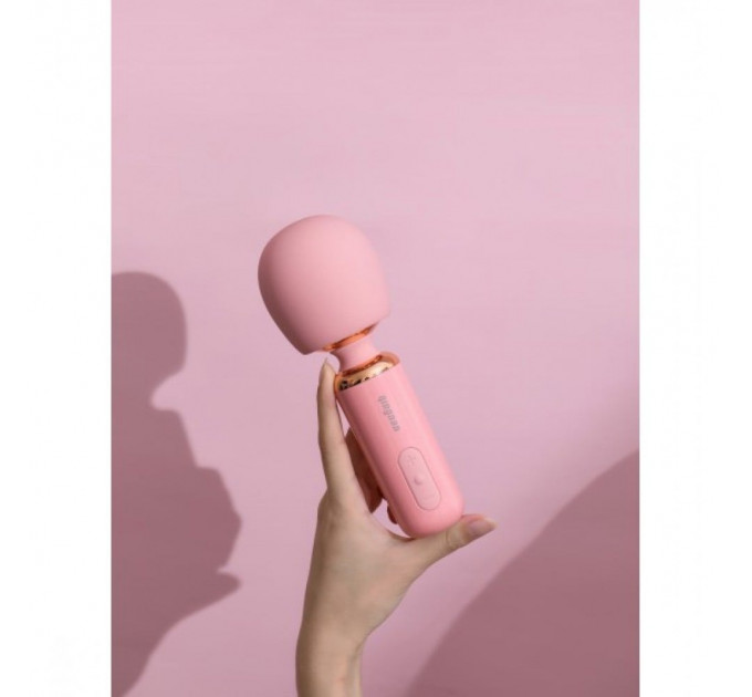 Вібратор-мікрофон Qingnan 5 Powerful Mini Wand Massager, рожевий