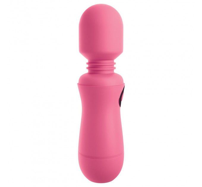 Вибратор микрофон Pipedream OMG! Wands #Enjoy, с гибкой головкой, розового цвета, 15 х 4 см
