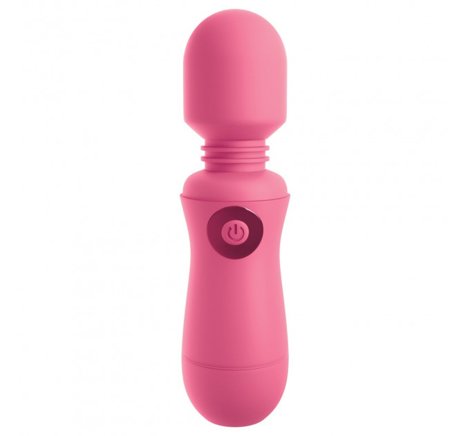 Вибратор микрофон Pipedream OMG! Wands #Enjoy, с гибкой головкой, розового цвета, 15 х 4 см