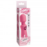 Вибратор микрофон Pipedream OMG! Wands #Enjoy, с гибкой головкой, розового цвета, 15 х 4 см