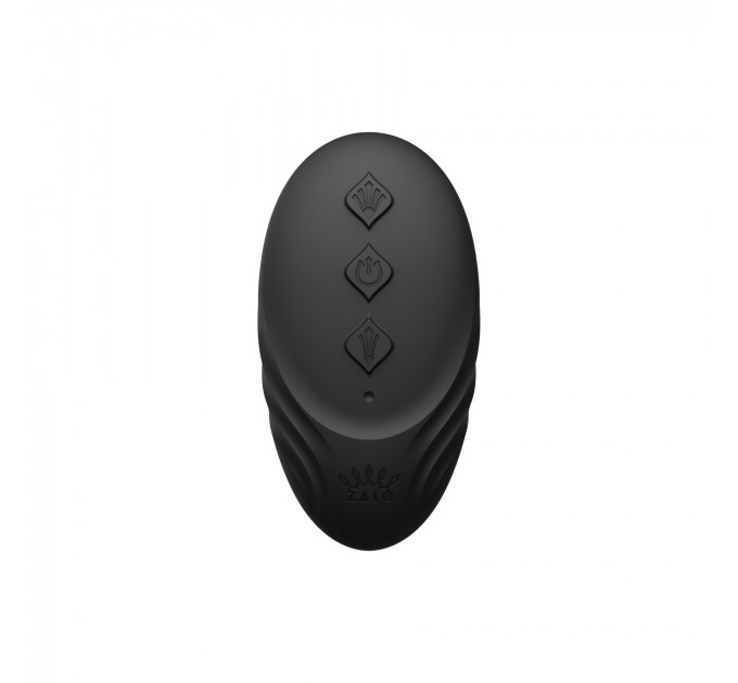 Вибратор в трусики AYA Zalo Obsidian Black на пульте управления