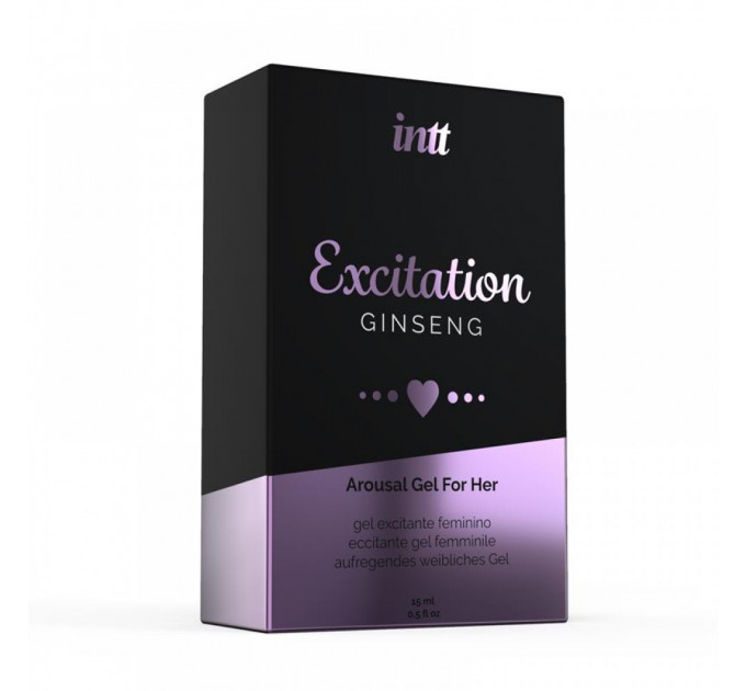 Возбуждающий гель с эффектом вибрации Intt Excitation, 15 мл