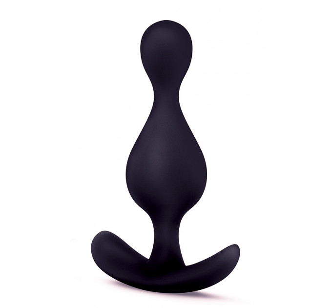 Анальный плаг ANAL ADVENTURES PLATINUM WAVE BLACK