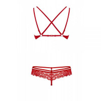 Комплект Obsessive 860-SET-3 2 pcs set red S/M