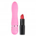Вибратор ребристый Love Diamond Vibrator розовый, 11.4 см