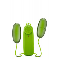 Двойное виброяйцо B YOURS DOUBLE POP EGGS LIME