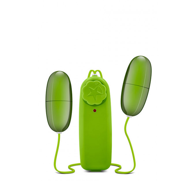 Двойное виброяйцо B YOURS DOUBLE POP EGGS LIME
