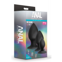 Набір анальних пробок Blush Anal Adventures Platinum Silicone Anal Stout Plug