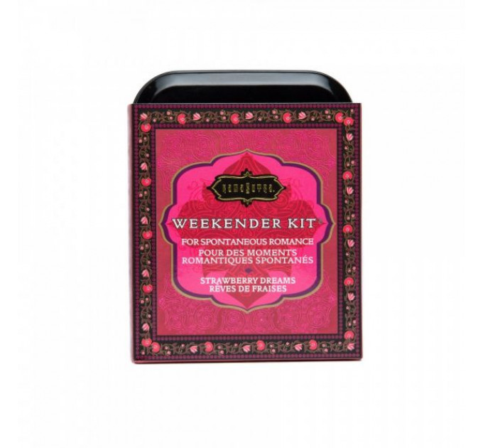 Міні набір інтимної косметики Kama Sutra Weekender Kit, полуничні мрії