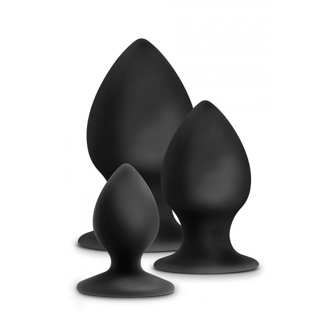 Набір анальних пробок Blush Anal Adventures Platinum Silicone Anal Stout Plug