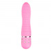 Вибратор ребристый Love Diamond Vibrator розовый, 11.4 см
