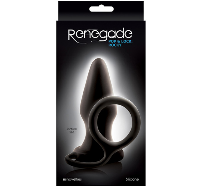 Анальная пробка RENEGADE POP & LOCK ROCKY