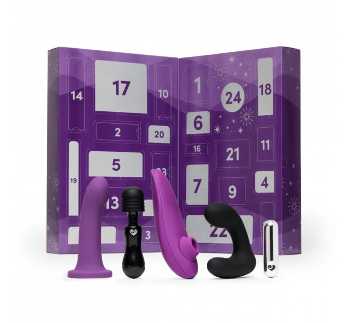 Адвент календар (24 предмета) Lovehoney Couple's Advent Calendar Фиолетовый