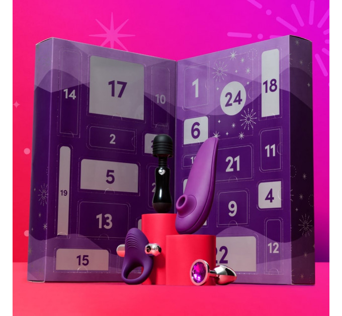 Адвент календар (24 предмета) Lovehoney Couple's Advent Calendar Фиолетовый