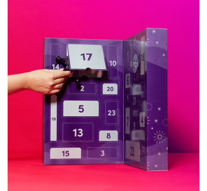 Адвент календар (24 предмета) Lovehoney Couple's Advent Calendar Фиолетовый